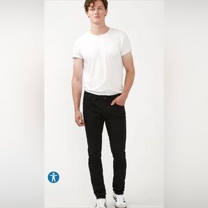 Buffalo David Bitton Black Slim Jeans for a Modern Look 33/30